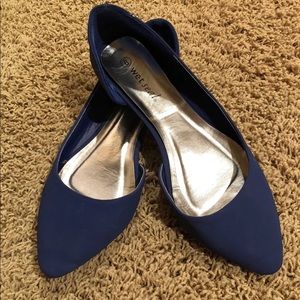 Wet Seal Blue Flats